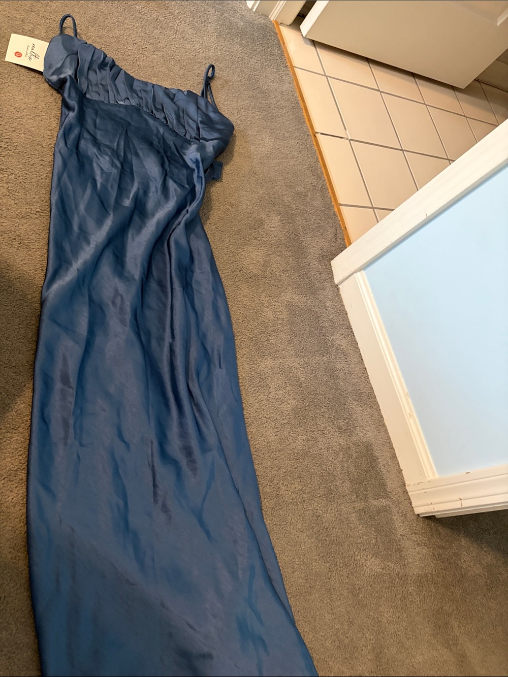 Navy long dress- medium with tags (accidentally ordered two 🤣)